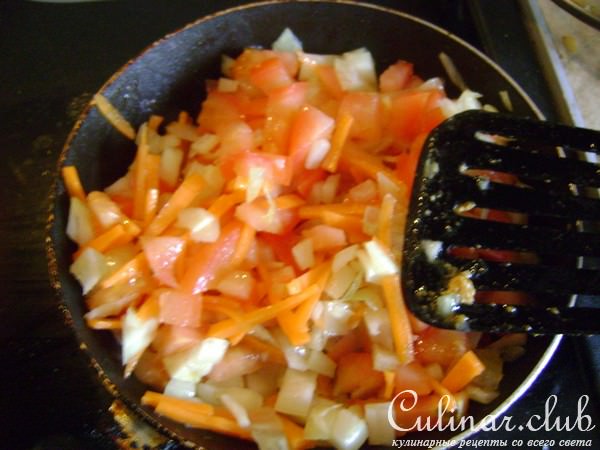 Рис с тушеной курочкой