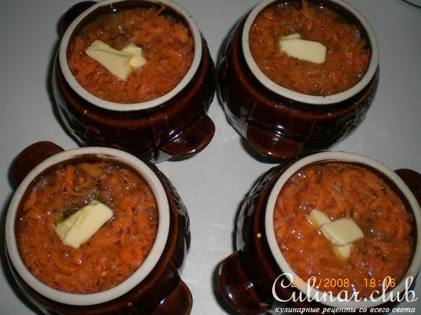 Вкусный ужин (или обед) в горшочках