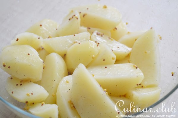 Картофель запеченный с чесноком и горчицей. Тест-драйв.