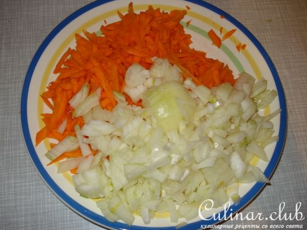 Мясо под овощным одеялком
