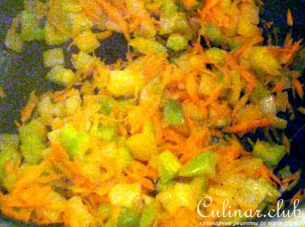 Гречневая каша с овощами и грибами