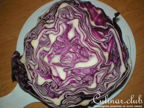 Салат из красной капусты