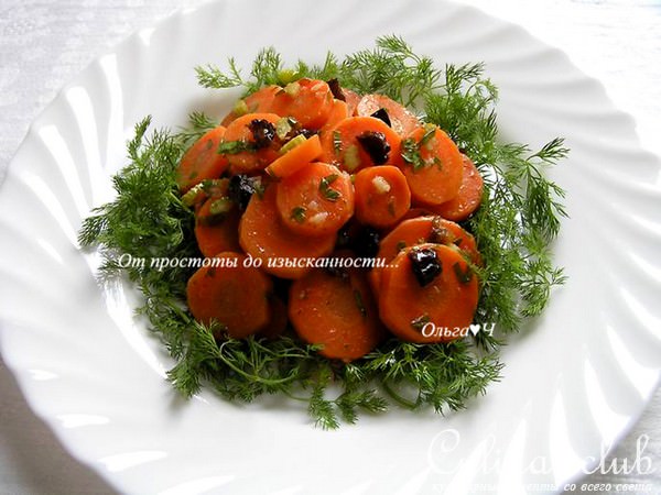 Салат из бланшированной моркови ("Я+Серж Маркович=....")
