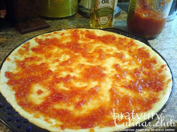 Pizza Hawaii con funghi