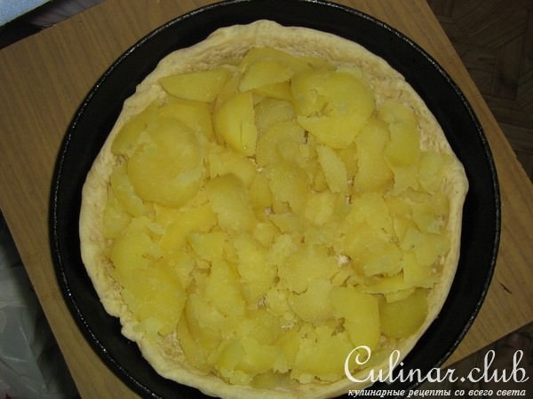 Луково-картофельный киш