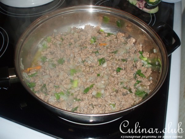 капуста тушеная с фаршем
