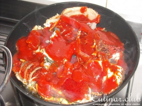 Spaghetti alla margherita "Спагетти с крабом"