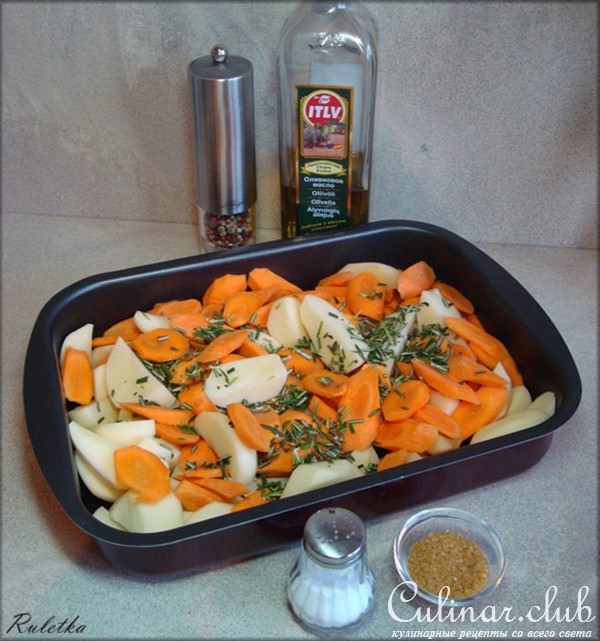 Филе свинины с ореховой крошкой и розмарином.