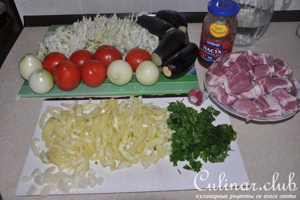 Мясное рагу "Пальчики оближешь"