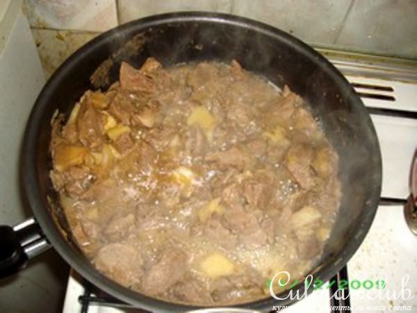 Баранина в мятном соусе (мой вариант)