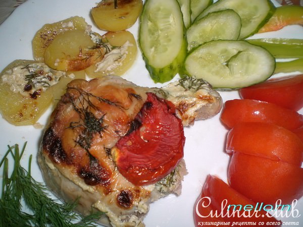 Курочка под сливками