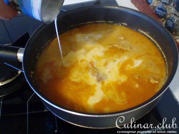 Мясо тушеное по-балиански. 