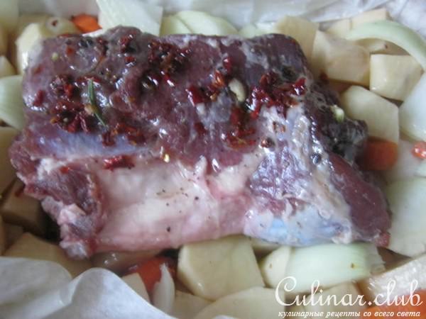 Кабан запеченный с овощами ("Я + Серж Маркович=.."