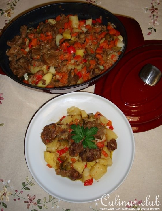 Рагу из картошки с мясом