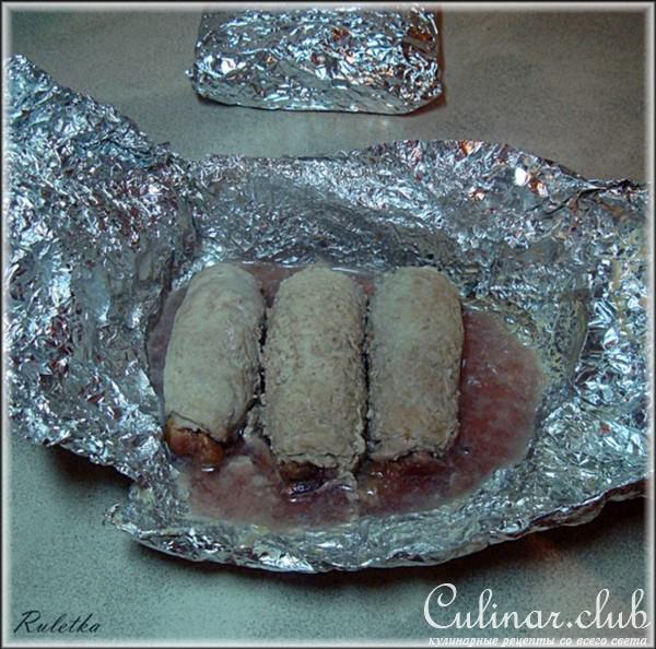 Мясные рулеты "Сливовая долина" (японские мотивы).