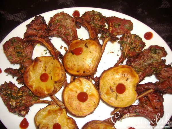 Пикантные бараньи ребрышки