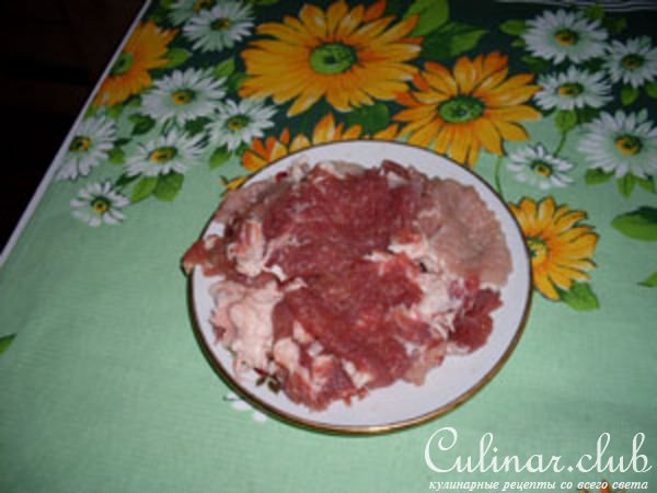Свинина духовая под соусом.