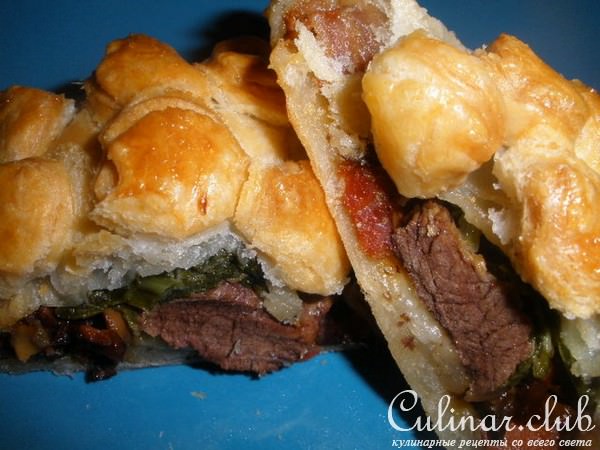 Мясо по-веллингтонски (индивидуальный вариант)