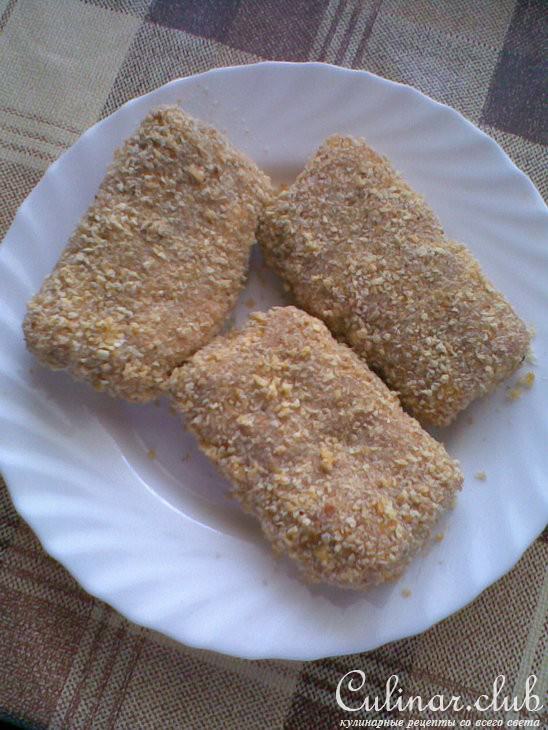 Конвертики с грибами и сыром