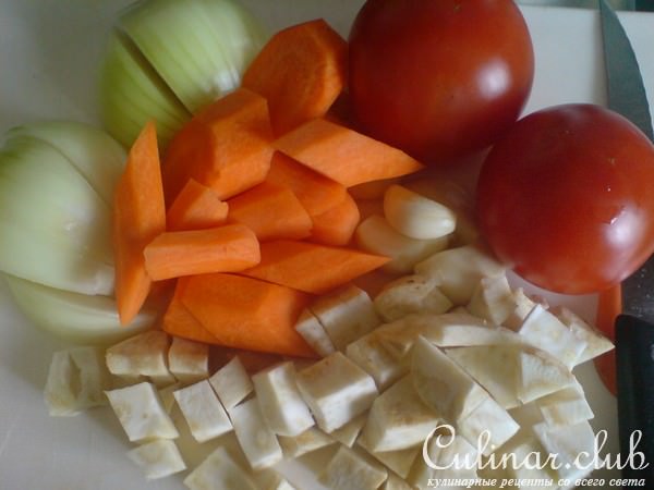 Рулька с пивом и сушеной мятой