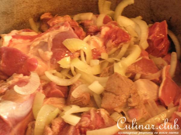 Рагу из баранины по-гречески