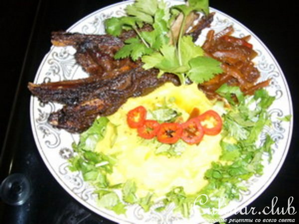 Ребрышки бараньи маринованные по-корейски