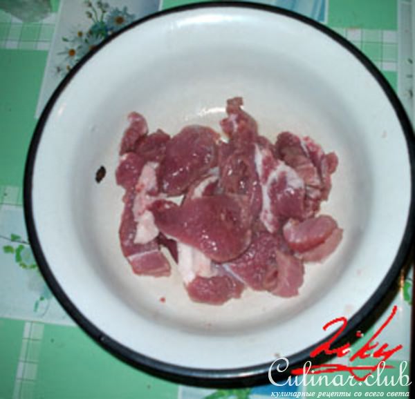 Грате с мясом