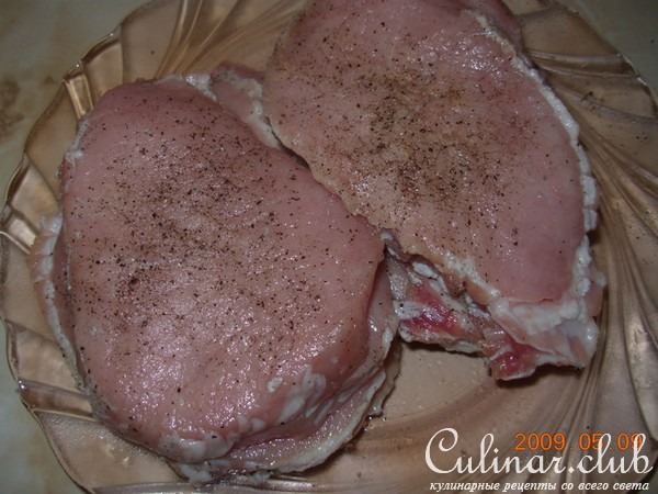 Мясо с киви (вариант)