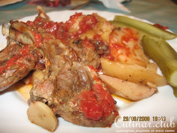 Баранина с картофелем