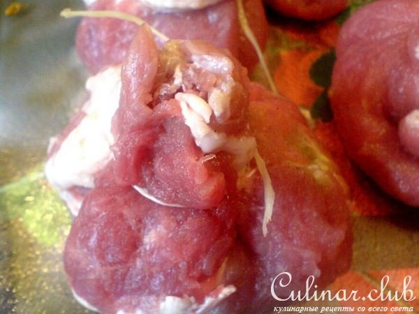 Мясные торбынки(мешочки) по селянски