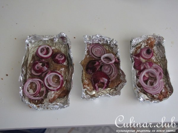 Свинина в сахаре с яблоками по-китайски 