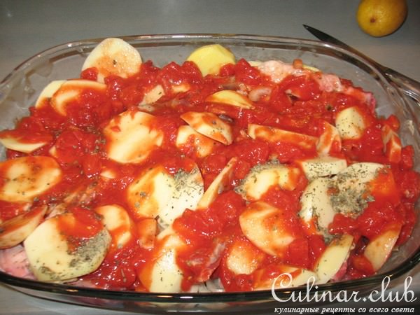 Баранина с картофелем