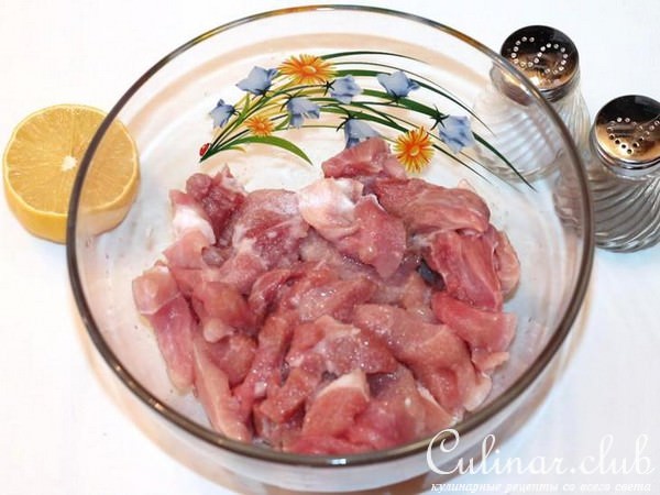 Мясо запеченное с перцем по-мексикански