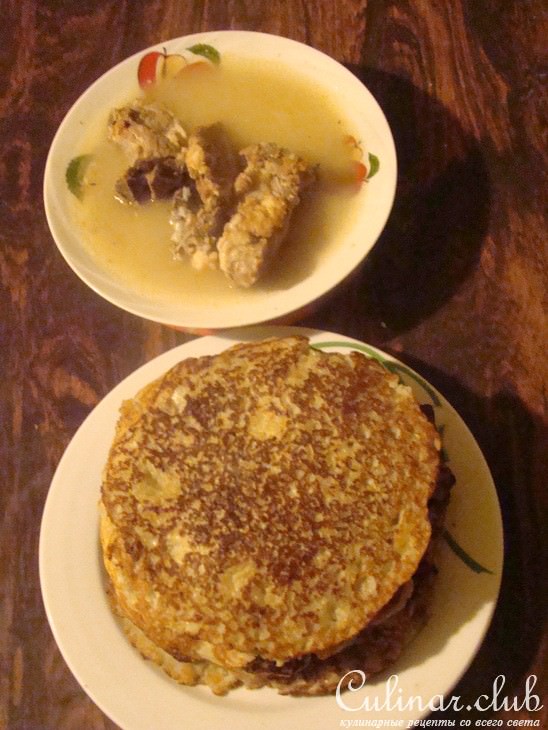 мочанка с картофельными блинами