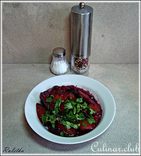 Мясные рулеты "Сливовая долина" (японские мотивы).