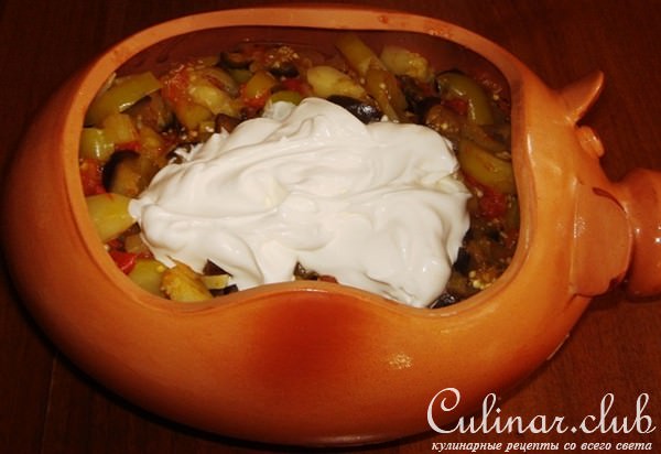 Свинина с овощами