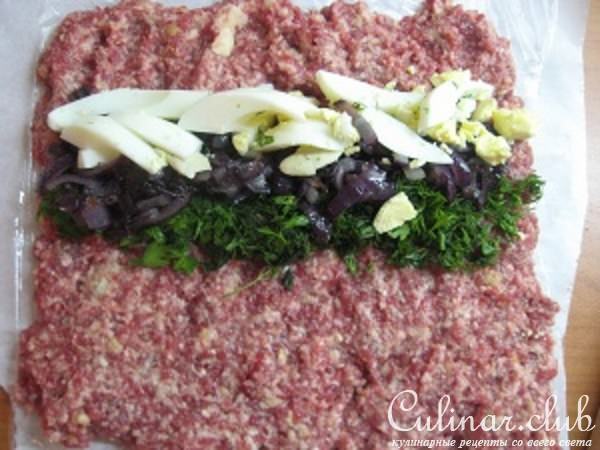 рулетики мясные с начинкой