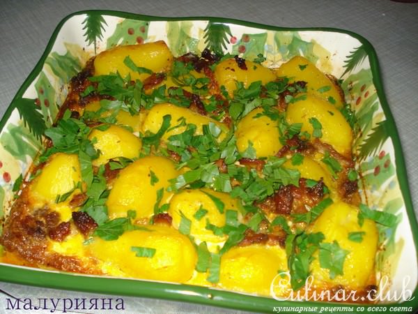 Картофель с мясом
