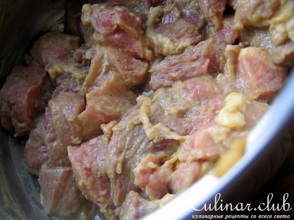 Острый кус-кус с бараниной.
