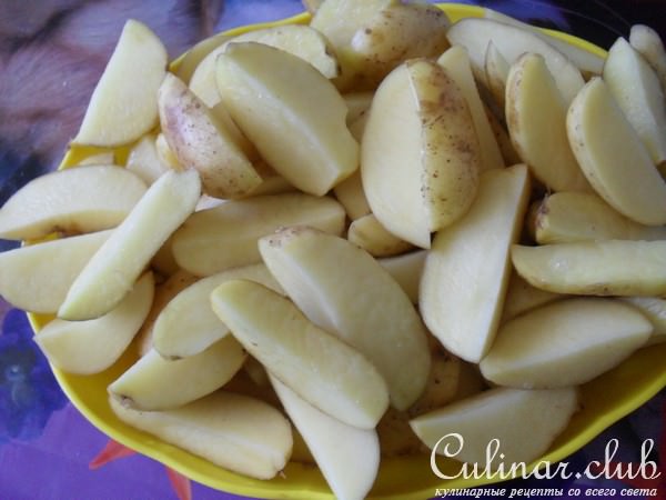 Запеченная свинина с ароматным картофелем