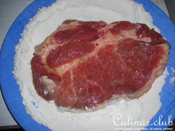 Отбивная из свиной шейки
