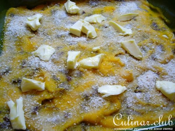 Пармантье из баранины с тыквой и сливами
