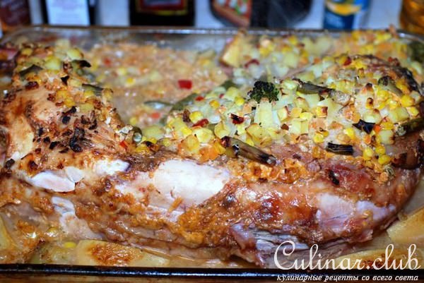 Кролик с овощами духовой (возможно вариантом)