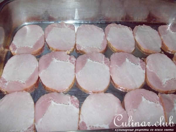 Картофельная запеканка с копчёным окороком