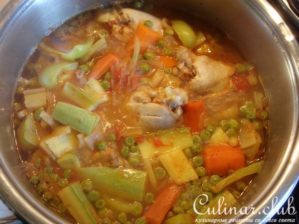 Курица по-мароккански (диетично и очень просто).