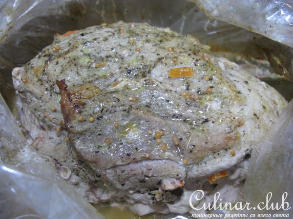 Свинина - буженина с рукава, вкусно, нежно, сочно ...