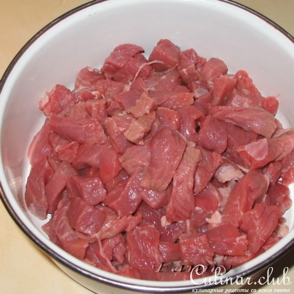 Мясо под картофельной крышкой