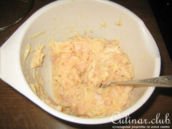 куриные медальоны с хлебными корзинками