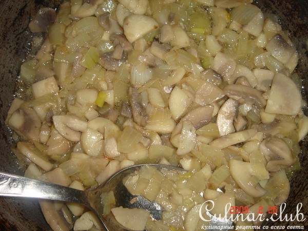 Мясо в грибном кляре