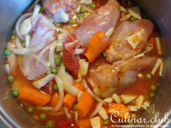 Курица по-мароккански (диетично и очень просто).